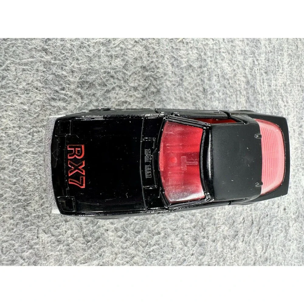 ROAD CHAMPS Die Cast #41 Mazda RX7 Black Car T5